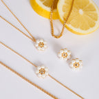 Collar Flor de Perlas