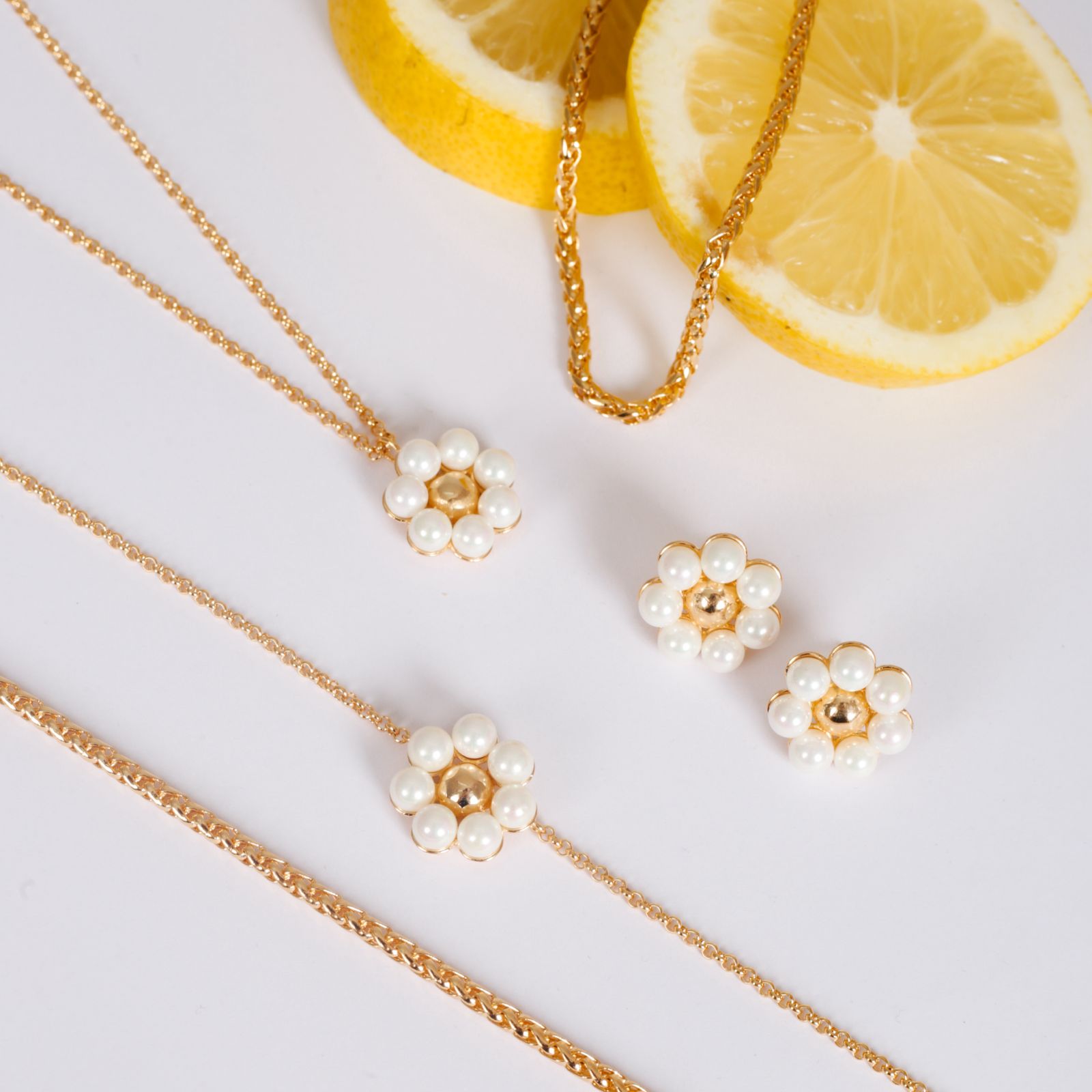 Collar Flor de Perlas
