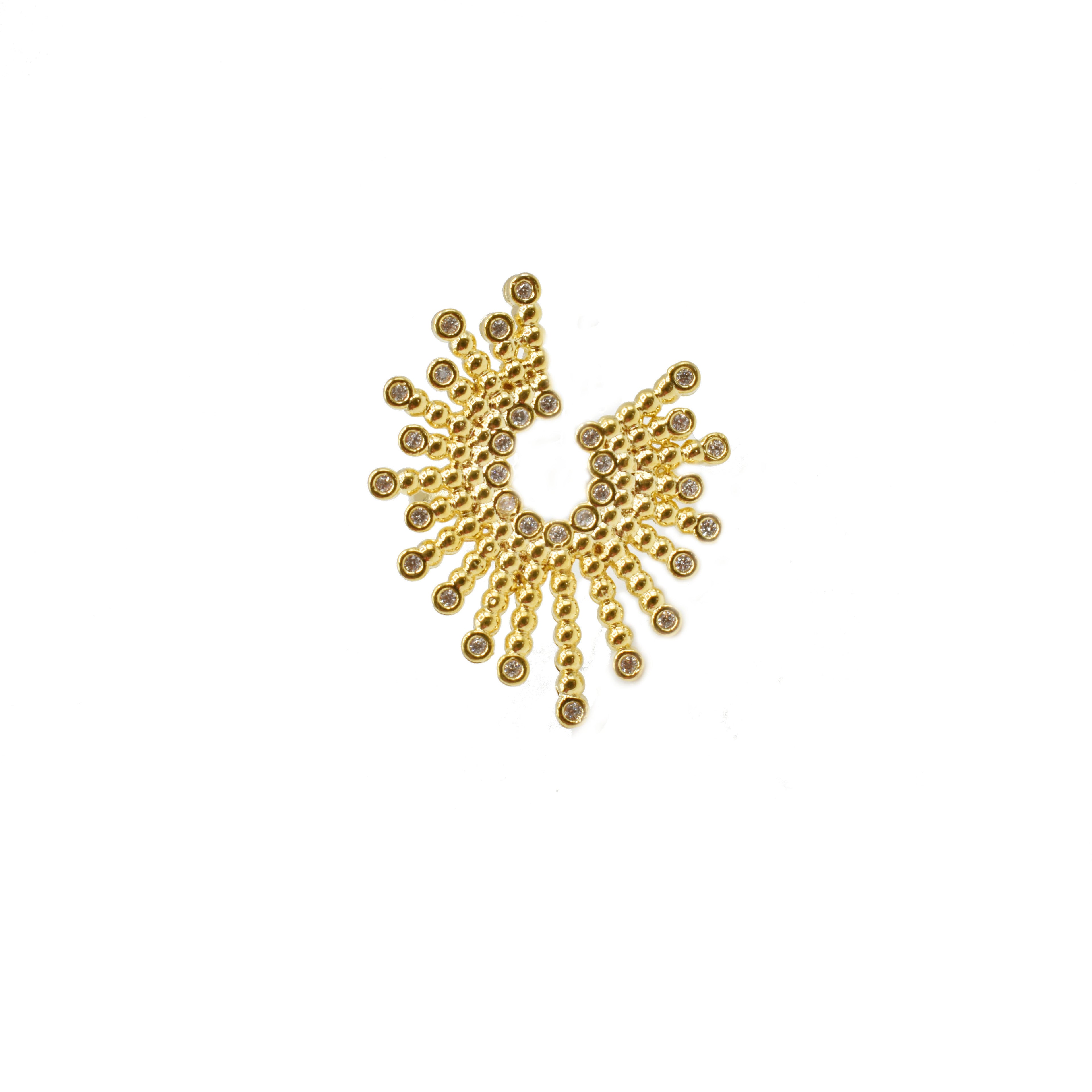 Anillo chispas transparentes