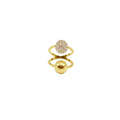 Anillo esferas combinadas