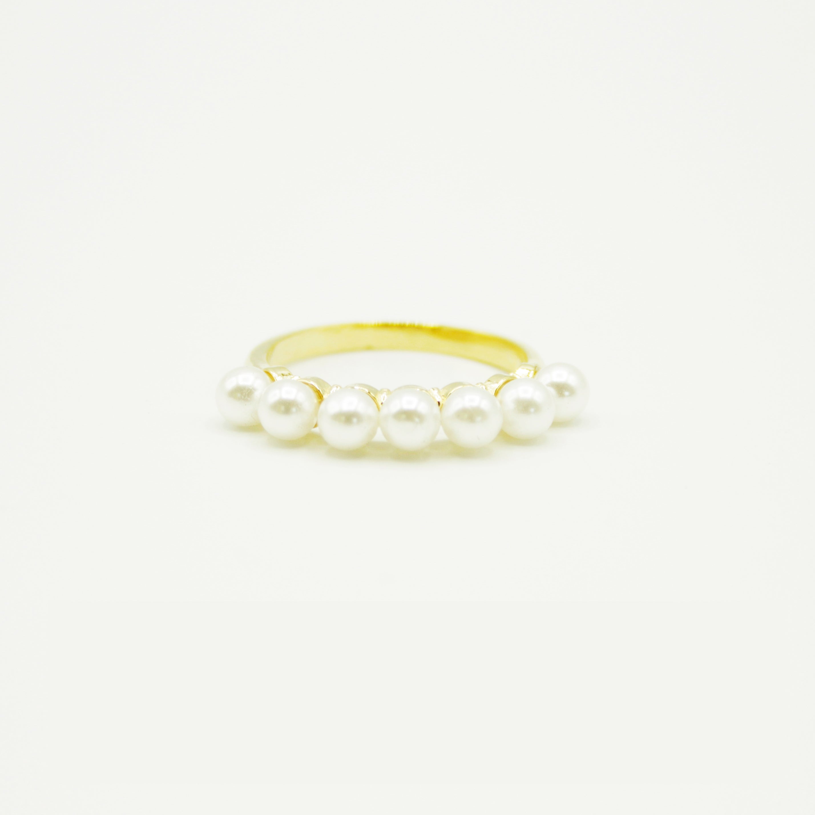Anillo perlas