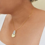 Collar gota doble