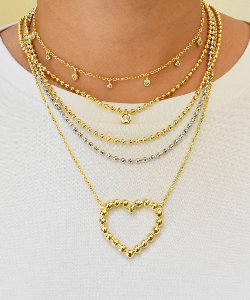 Collar Corazón Nítido