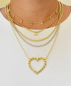 Collar Corazón Nítido