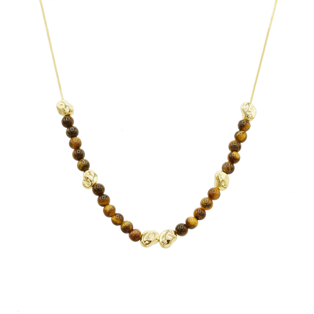 Collar ojo de tigre