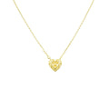 Collar Corazón Geométrico
