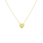 Collar Corazón Geométrico
