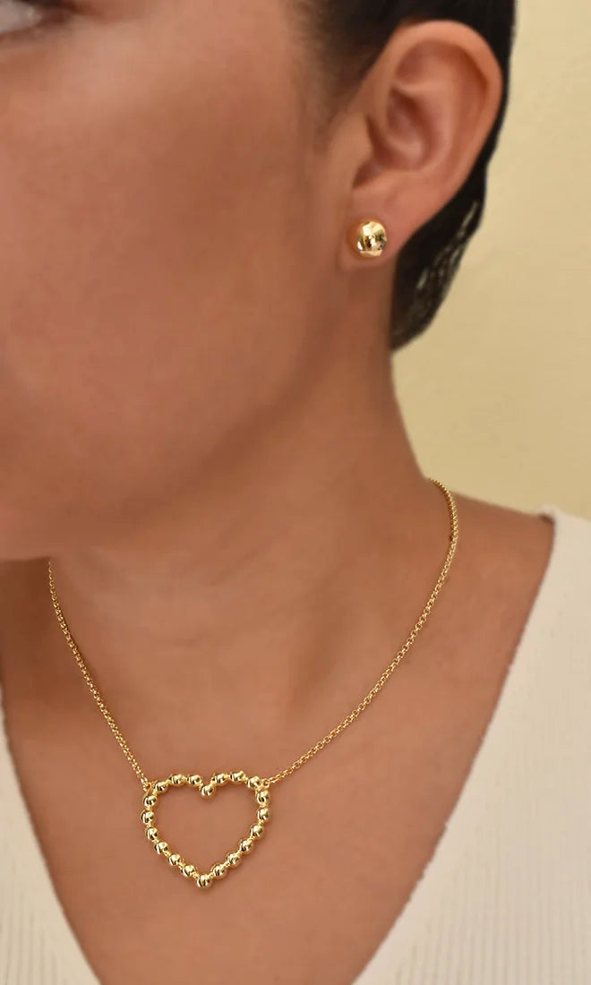 Collar Corazón Nítido