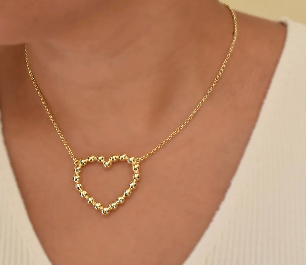 Collar Corazón Nítido