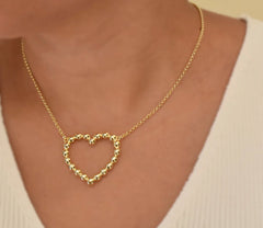 Collar Corazón Nítido