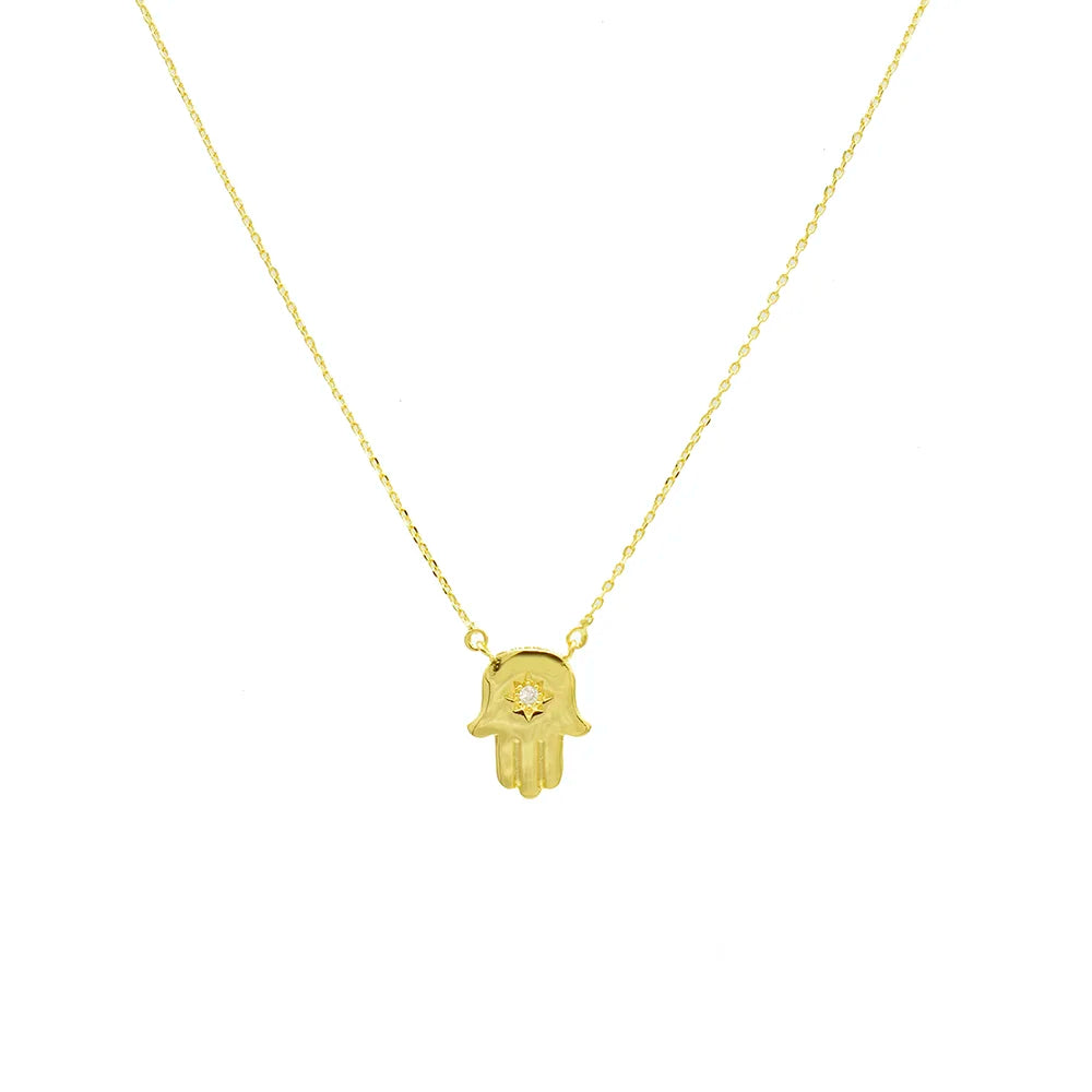 Collar Hamsa Luz