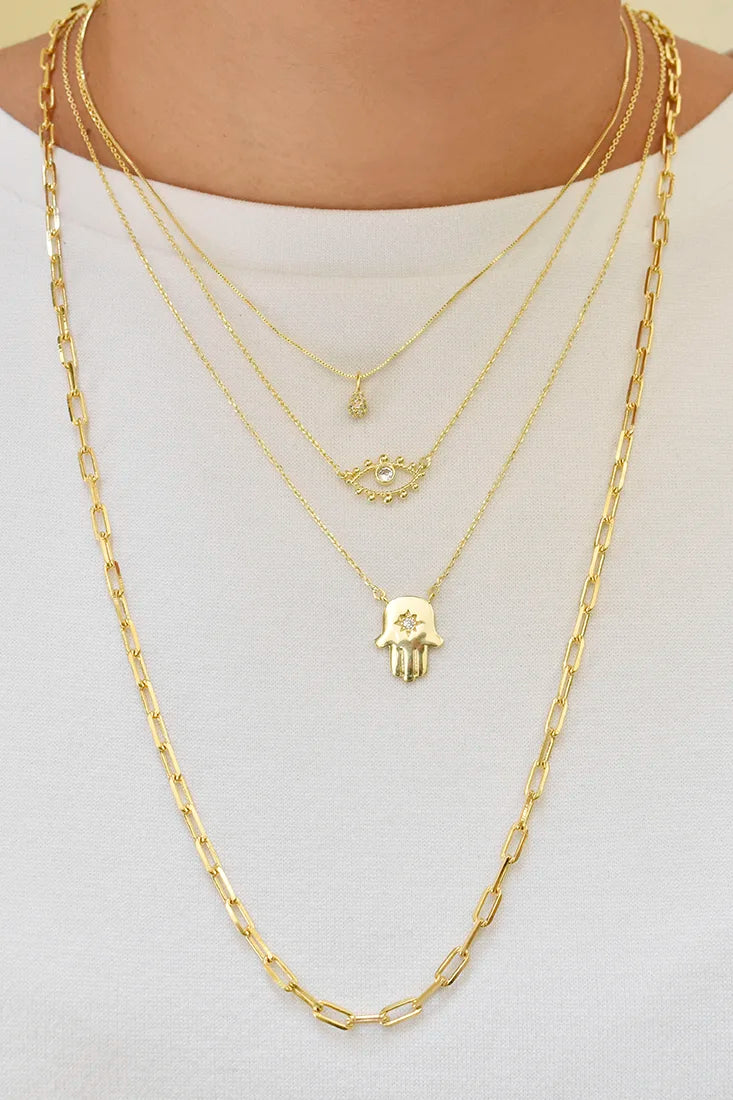 Collar Hamsa Luz