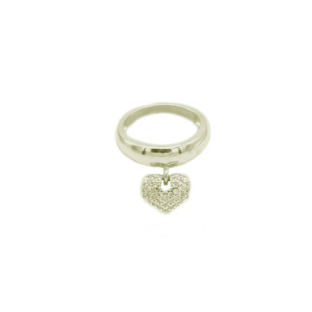 Anillo corazón globo