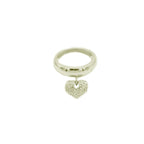 Anillo corazón globo
