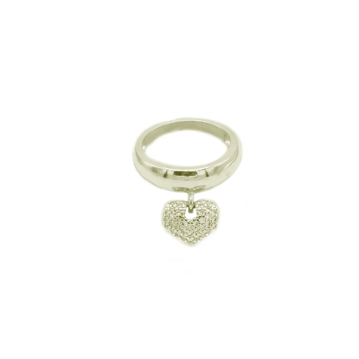 Anillo corazón globo